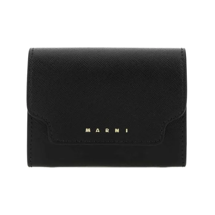 MARNI Logo Print Foldover Top Wallet-0