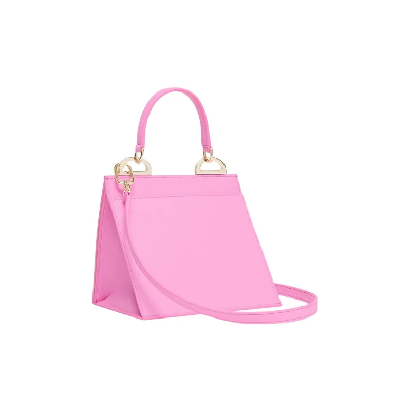 Furla Linea Futura Recycled Roxy Leather Effect Fabric Shoulder Bag, Crossbody Bag, Handbag Mini Women's Pink-3