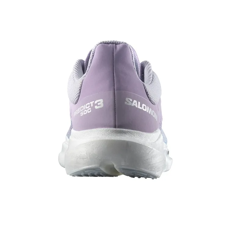 SALOMON Predict Soc 3 Cushioning Anti-Slip And Wear-Resistant Low-Top Running Shoes Women's Purple Blue White-4