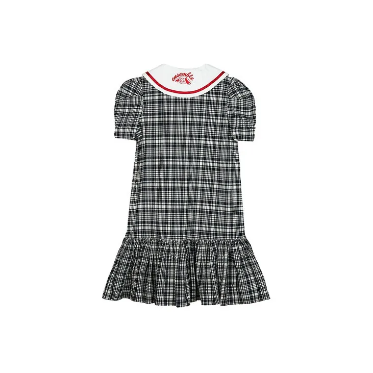 LALABOBO Ruffle Hem Cropped Dress-1