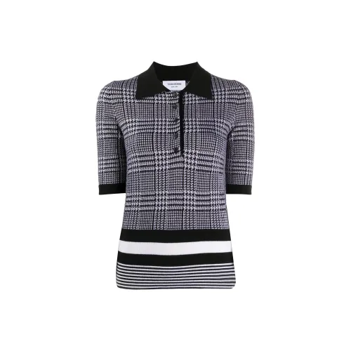 THOM BROWNE Polo Shirts Women's Black