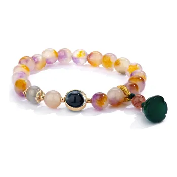 CLARKIA FLOWER Chalcedony Bracelets Women's