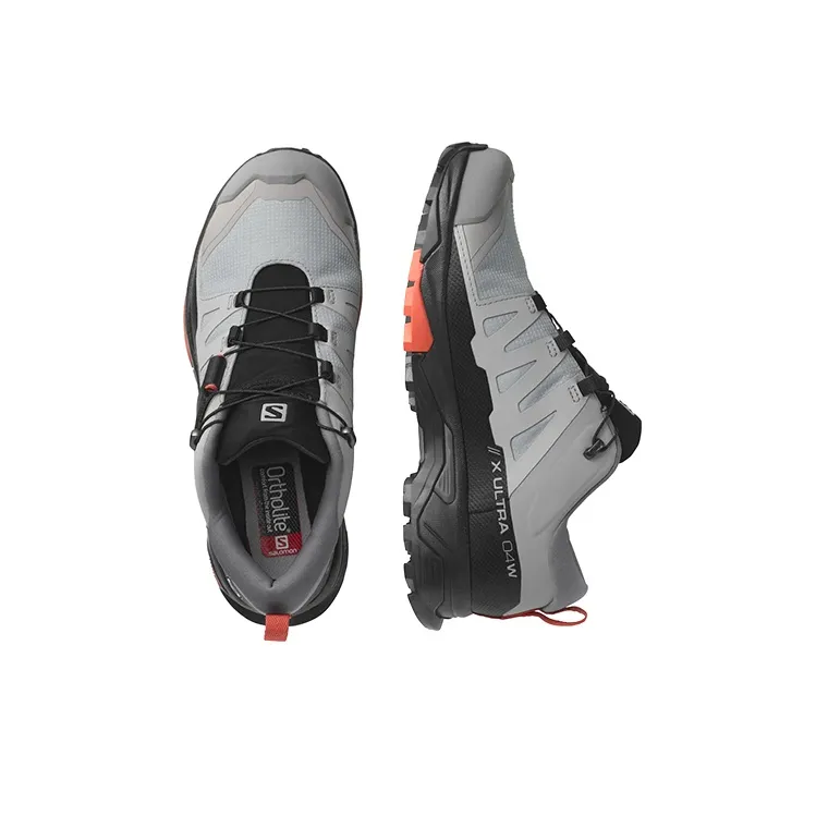 SALOMON X Ultra 4 Wide Gore Tex 'Gray Black' Women's-3