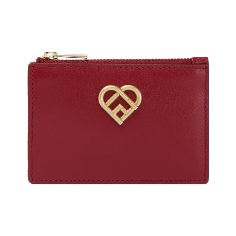 Furla My Joy Taita Calfskin Document Wallet Card Holders Small Size Women's Cherry Red-0