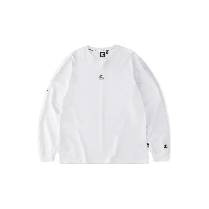 STARTER Straight Long Sleeved T Shirt Unisex-0