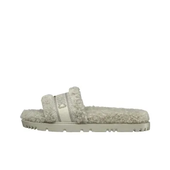DIOR Dway Slide Slippers Women's Gray Green