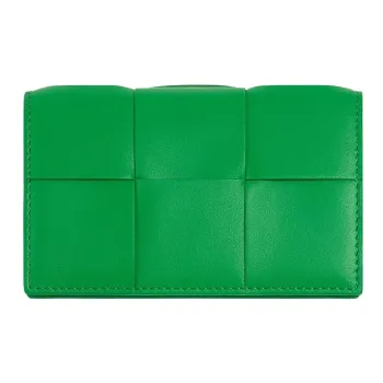 Bottega Veneta Calfskin Card Holder Men's Green