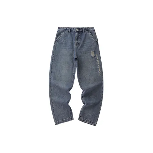 LAMLICKA Jeans Unisex Blue