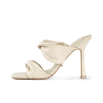Tony Bianco Rubber Sole Slip Resistant Antibacterial Slide Slippers Women's Vanilla