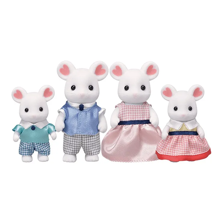 Sylvanian Families Cotton Candy Dolls Plush Doll Approx. 9.5cm Height-0