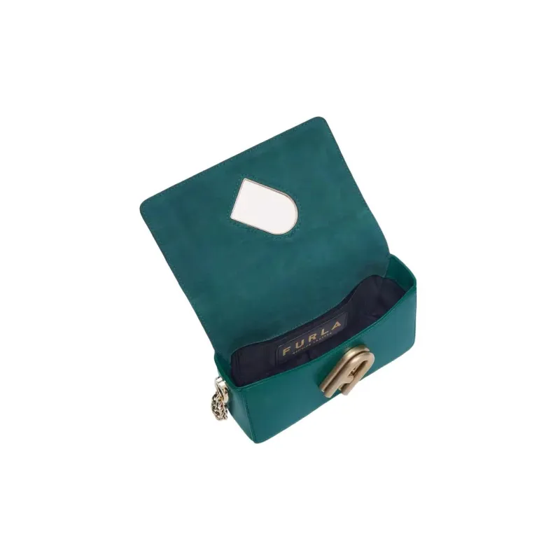Furla My Joy Taita Calfskin Small Square Bag Shoulder Bag Crossbody Bag Mini Women's Jasper-3