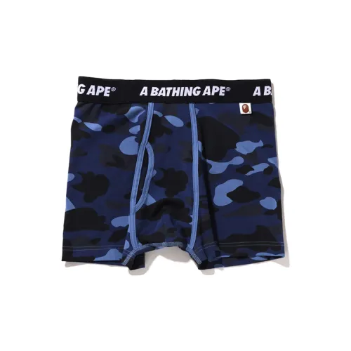 A BATHING APE Color Camo Trunks Red