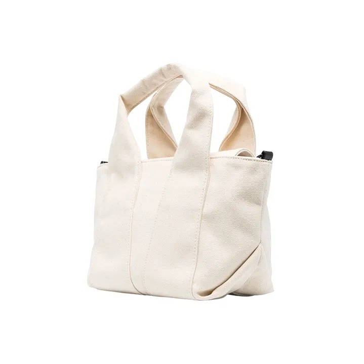 DKNY Cotton Shoulder Bag Crossbody Bag Handbag Women's Light Brown-2