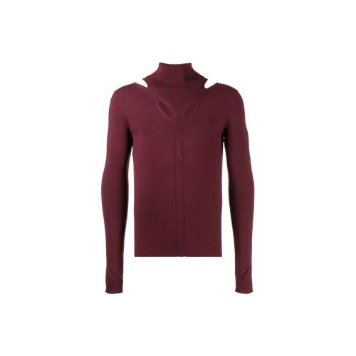 DION LEE Sweaters Unisex Burgundy