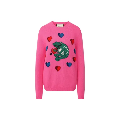 GUCCI Cashmere Sweaters Women's Pink