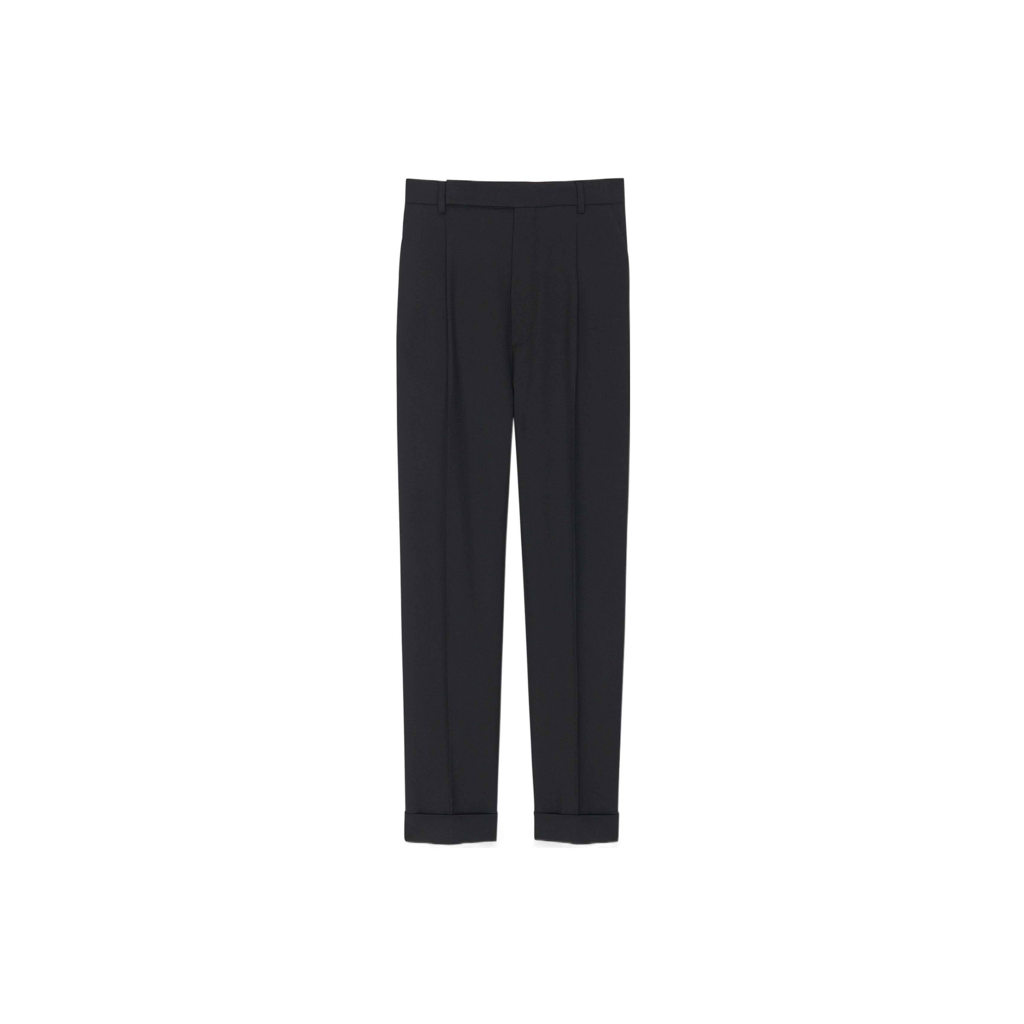 SAINT LAURENT Tapered-leg Tailored Trousers - POIZON