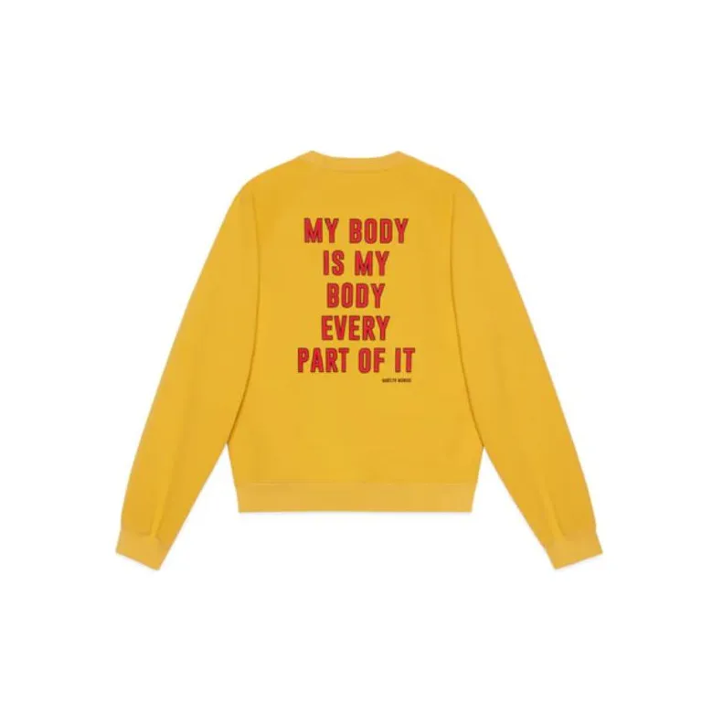 GUCCI Love Parade Sweatshirt Men's Yellow-1