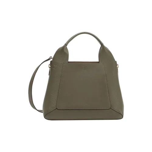 Furla Gilda Calfskin With Grain Leather Handbag, Shoulder Bag, Crossbody Bag Medium Size Women's Olive Green