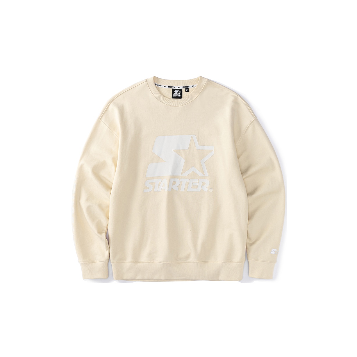 美品】STARTER Warm Up Pullover (white) XL