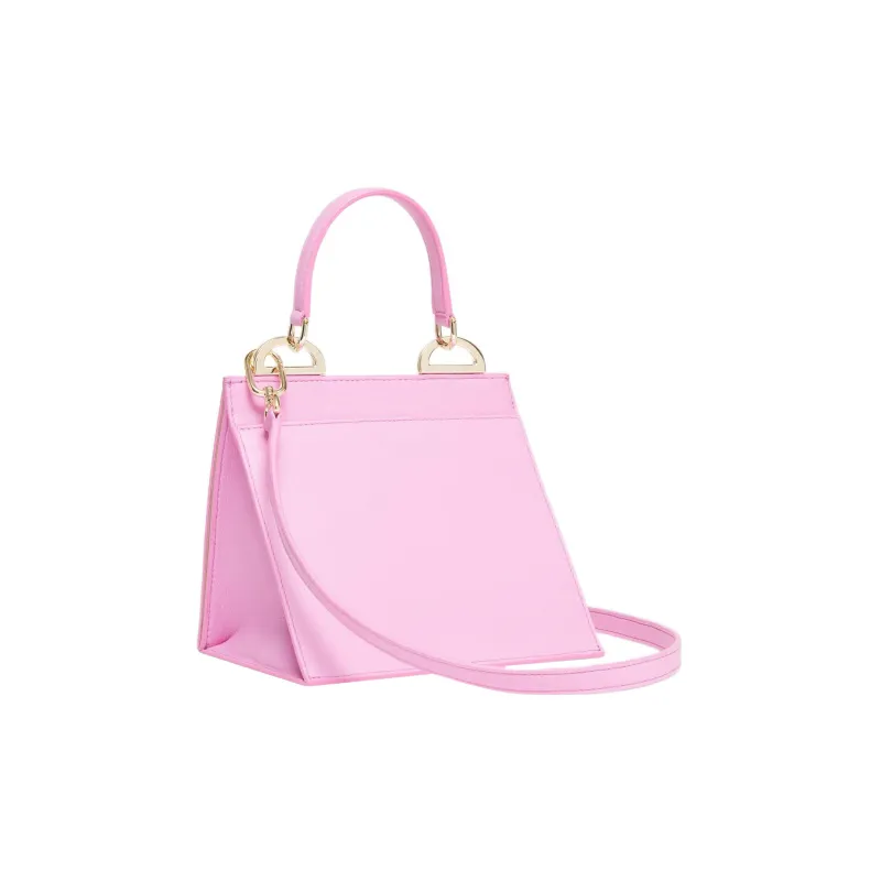Furla Linea Futura Recycled Roxy Leather Effect Fabric Shoulder Bag, Crossbody Bag, Handbag Mini Women's Light Pink-3