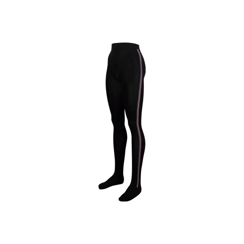 THOM BROWNE Intarsia Side stripe Opaque Tights-2