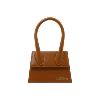 Jacquemus Calfskin One Shoulder Handbag Women's Brown