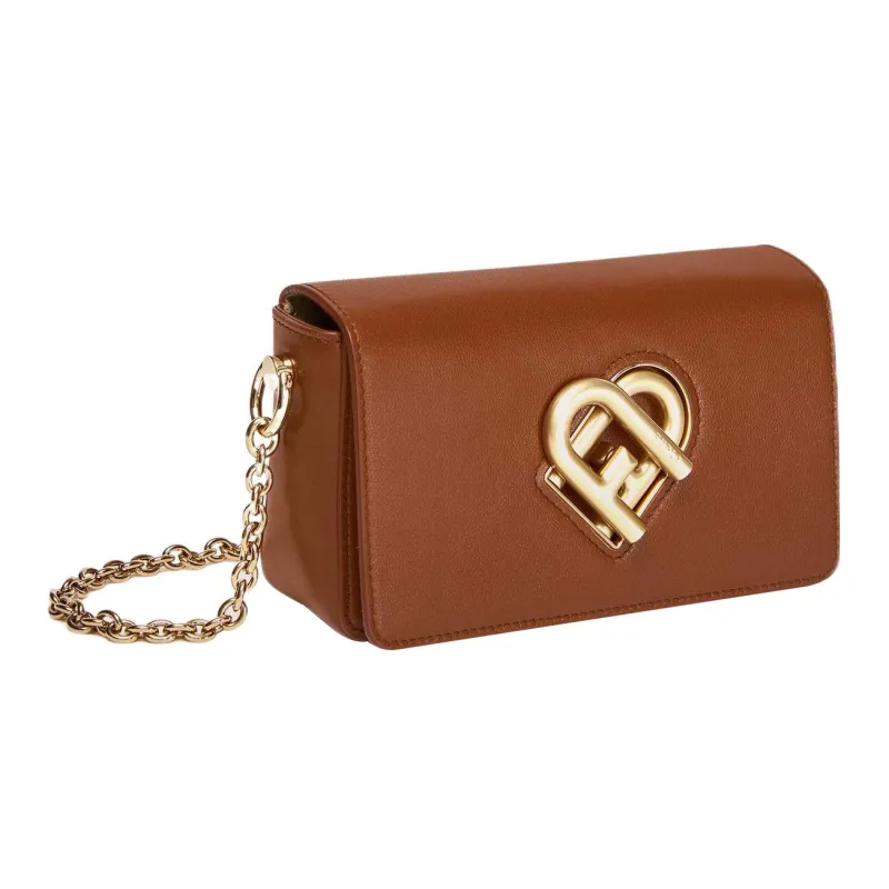 Furla My Joy Taita Calfskin Small Square Bag Shoulder Bag Crossbody Bag Mini Women's Brown-1