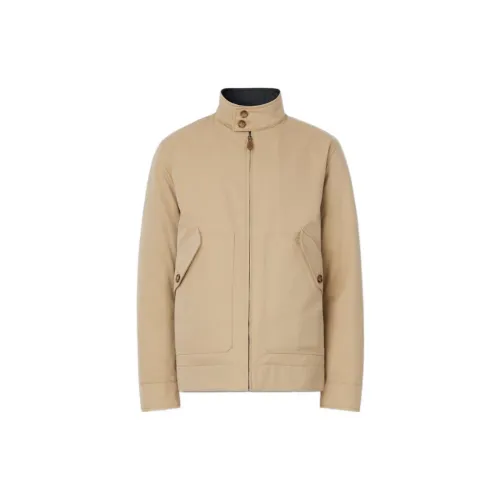 Burberry Puffer Jackets Men Khaki