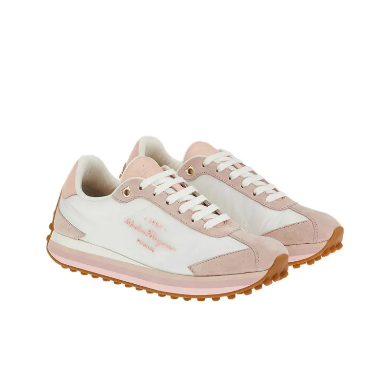 FERRAGAMO Embossed-logo Low-top Sneakers-1