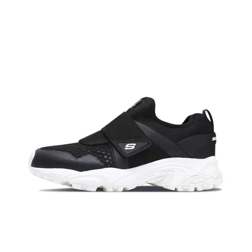 Skechers Stamina Series Cushioned Slip Resistant Abrasion Resistant Low Top Chunky Sneakers Men's Black
