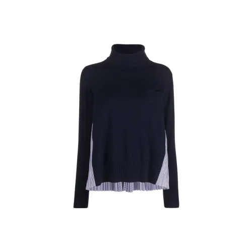 Sacai Cashmere Sweaters Women's Black