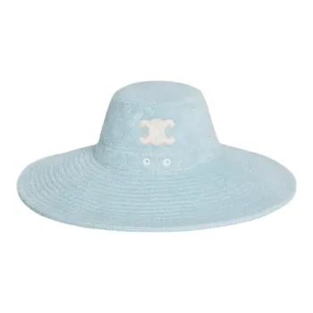CELINE Triomphe Cotton Bucket Hats Women's