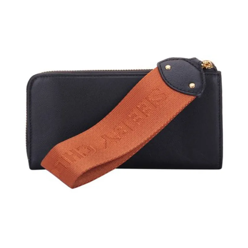See By Chloe Joris Cow Leather Card Holders Clutches Wallets Women's Black-3