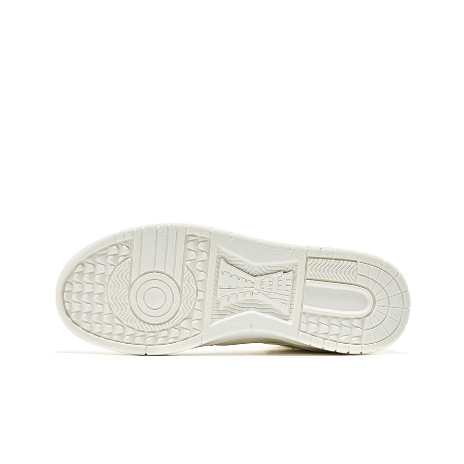 Erke Skateboard Shoes Women's High-Top Ivory/Spiral Algae