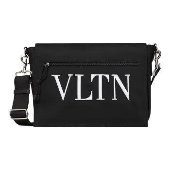 Valentino VLTN Nylon Shoulder Bag Crossbody Bag Men's Black