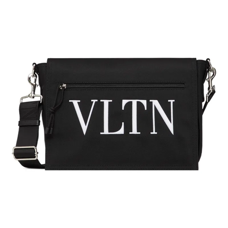 Valentino VLTN Nylon Shoulder Bag Crossbody Bag Men's Black-0