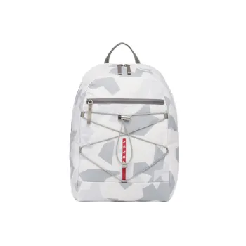 PRADA Nylon Backpack Regular Men's Marble Gray