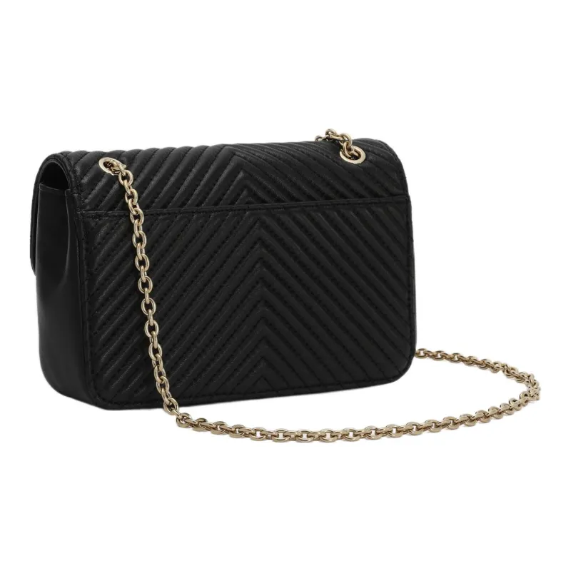 Furla Pop Star Nappa Lambskin Shoulder Bag Crossbody Bag Small Size Women's Black-2