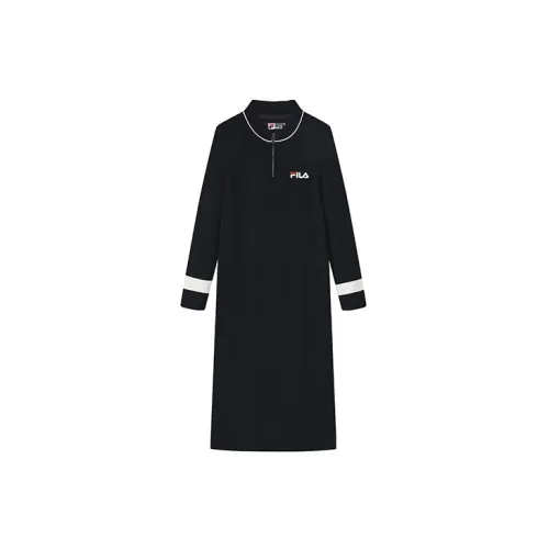 FILA Long-Sleeved Dresses Women's Legend Blue