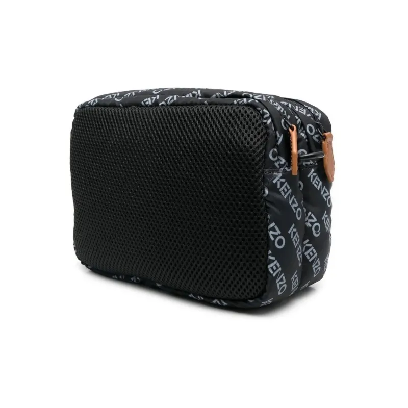 KENZO Cow Leather Shoulder Bag Crossbody Bag Men's Black-2