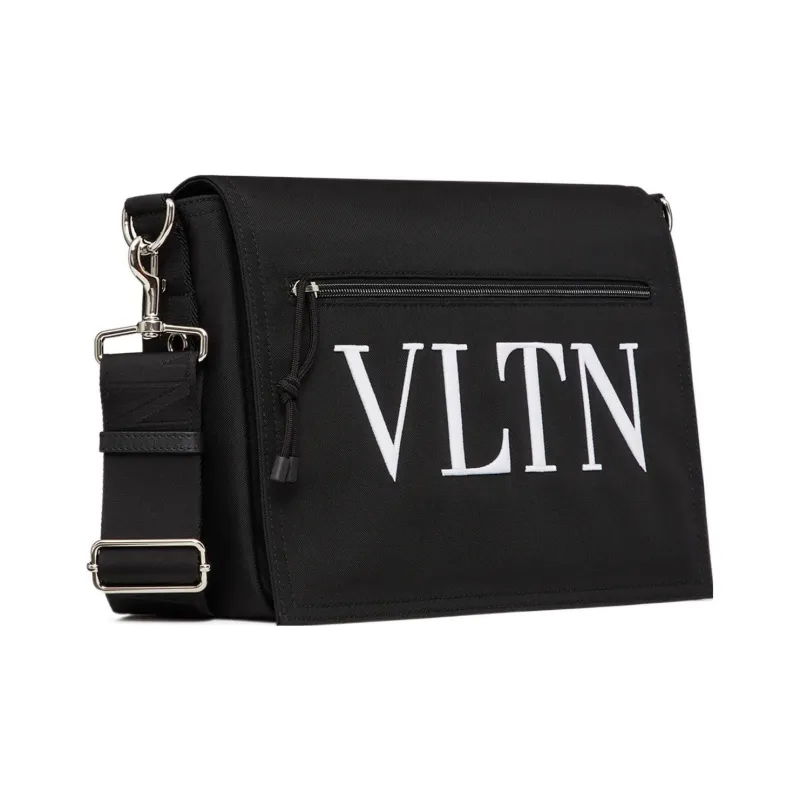 Valentino VLTN Nylon Shoulder Bag Crossbody Bag Men's Black-1