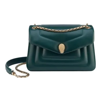 BVLGARI Serpenti Reverse Calfskin Chain Bag, Shoulder Bag, Crossbody Bag Women's