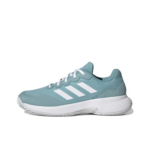 Adidas GameCourt Tennis Shoes Women's Low-Top Teal