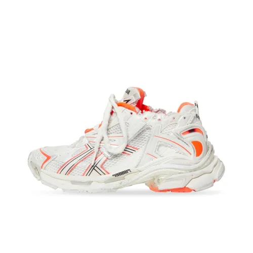 Balenciaga Runner Sneaker 'Eggshell Neon Orange'