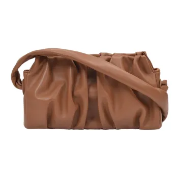Elleme Cow Leather Handbag Shoulder Bag Regular Women's Brown
