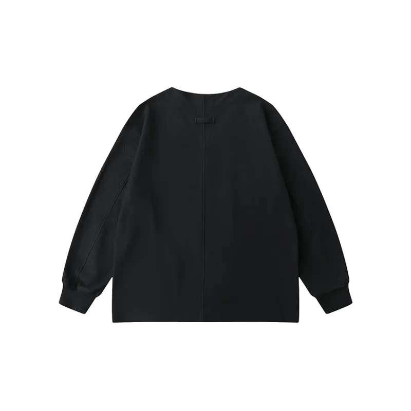 YOSHIYOYI Loose Fit Jacket Men's Dark Gray-1