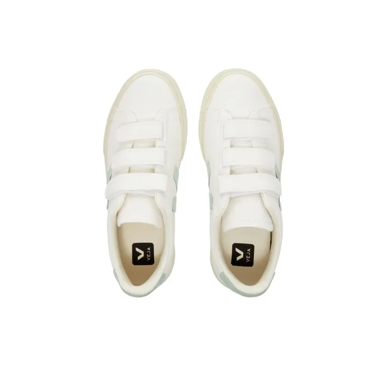 VEJA Recife Chromefree Leather 'White Matcha'-3
