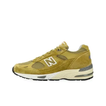New Balance 991 MiUK Green Moss Cloud Cream