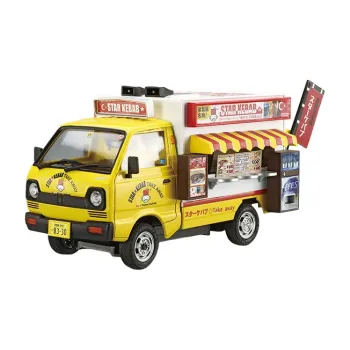 AOSHIMA 1/24 Mobile Stall, Grilled Skewers Model Kits