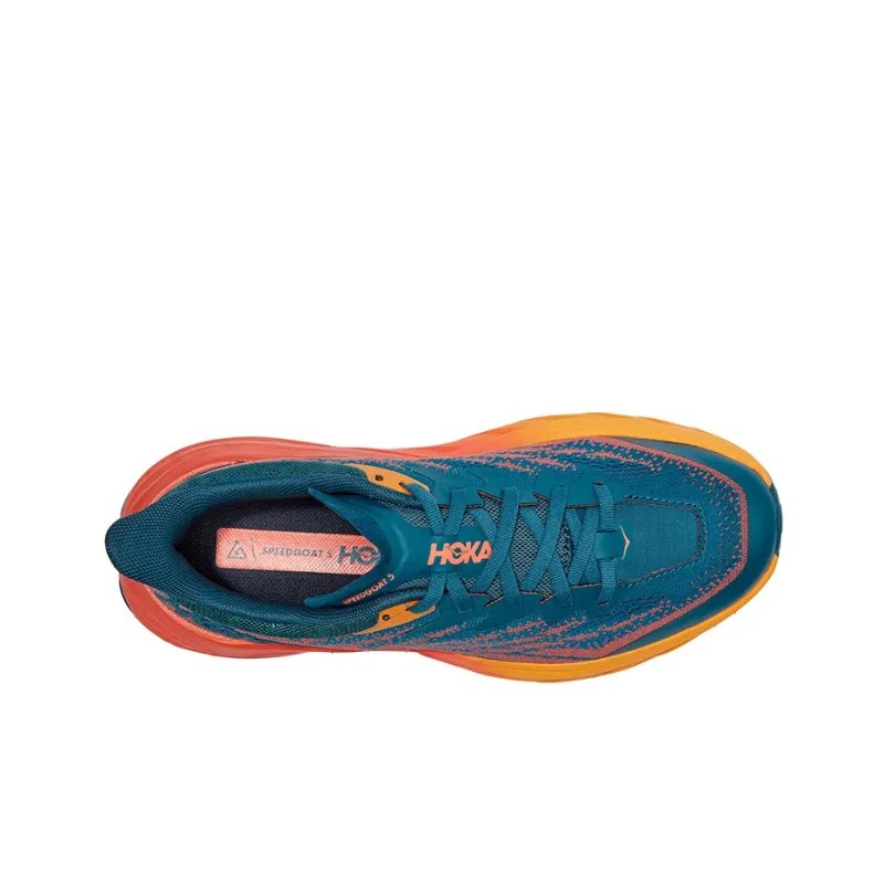 HOKA ONE ONE Speedgoat 5 Wide 'Blue Coral Camellia' Women's-4